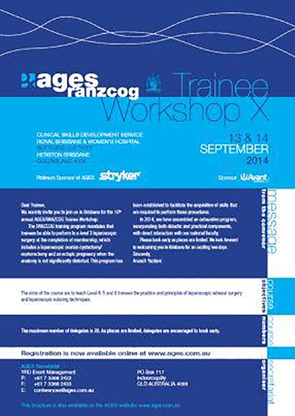 AGES Trainee Workshop 2014